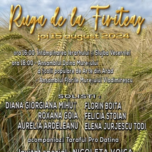 Ruga de la Firiteaz, un eveniment special în comuna Sagu