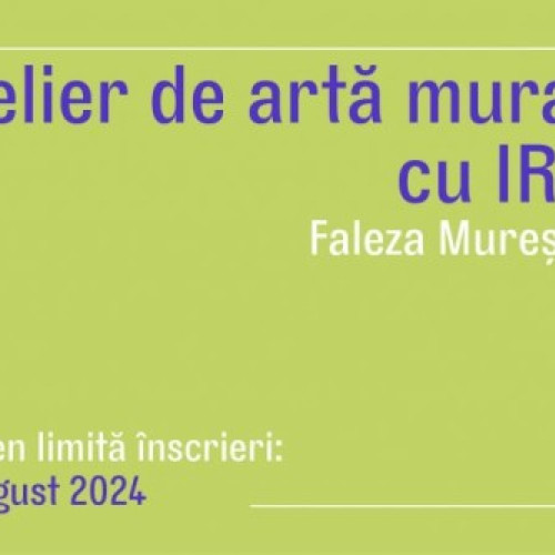 Arta murala in Arad: Atelierul &quot;Povesti urbane pe calcane&quot; aduce artisti de renume