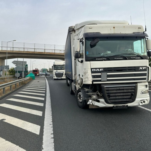 Accident rutier pe A1, la coborârea spre Zadareni