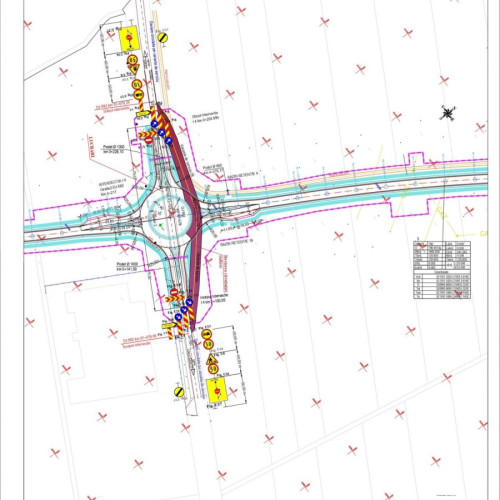 Restricții de trafic la intersecția drumului județean Arad-Fântânele-Frumușeni-Zăbrani-Lipova