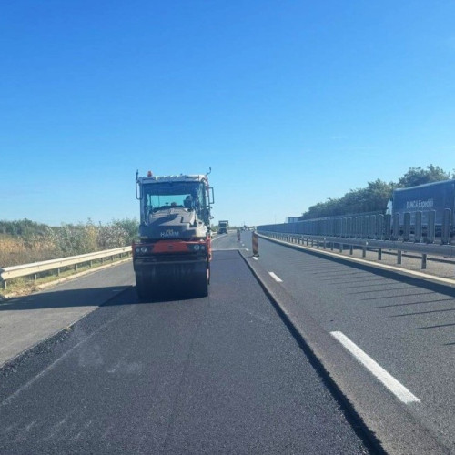 Lucrări pe drumurile naționale și autostrada A1 în această săptămână