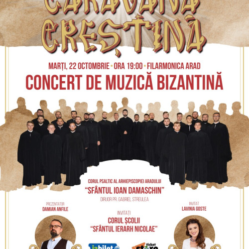 Concert de muzică bizantină la Filarmonica Arad