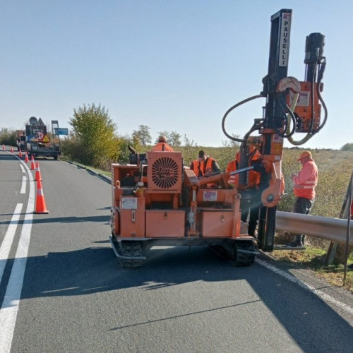 Lucrări la drumuri naționale și autostrăzi, în județul Arad