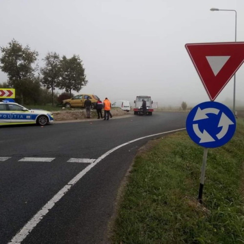 Accident rutier la intrarea în Arad