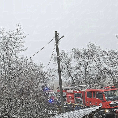 Incendiu la o casă din Lupesti, fără victime