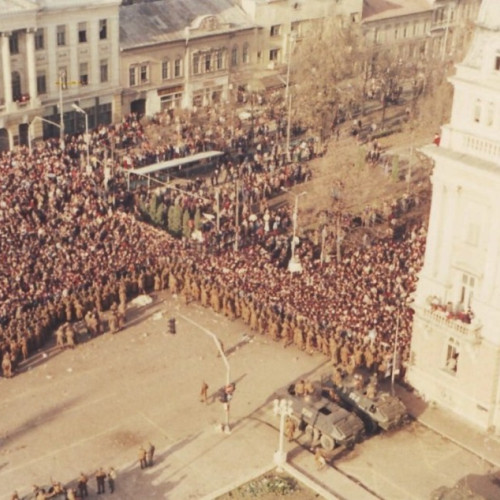 Ceremonii dedicate celor 35 de ani de la Revoluția din Decembrie 1989 în Arad