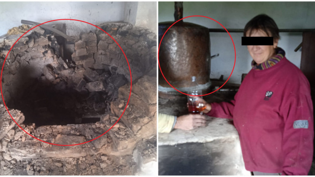 Cazan cu pălincă furat din gospodărie în Satu Mare