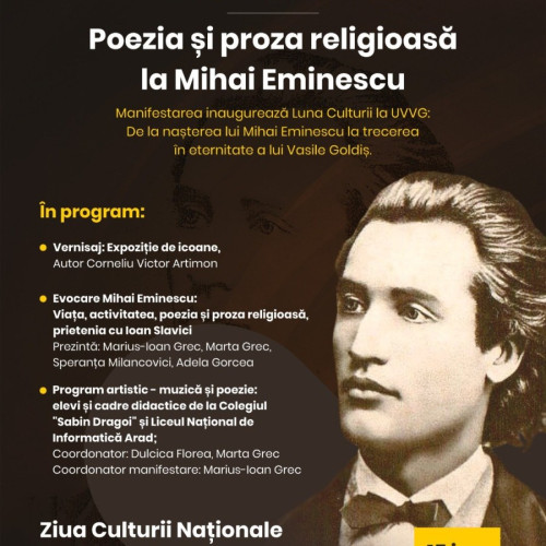 UVVG găzduiește Luna Culturii (15 ianuarie - 10 februarie)