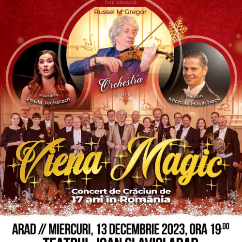 Ensemble-ul Johann Strauss și dirijorul russell McGregor vin în turneu cu spectacolul tradițional "Viena Magic" în România