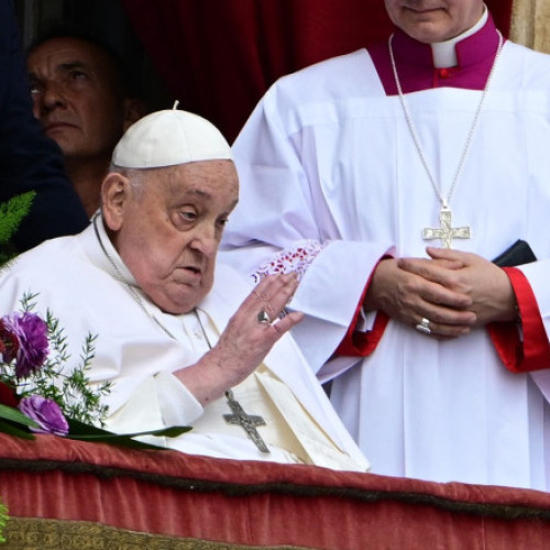 Papa Francisc a oficiat binecuvântarea de Paște la Vatican