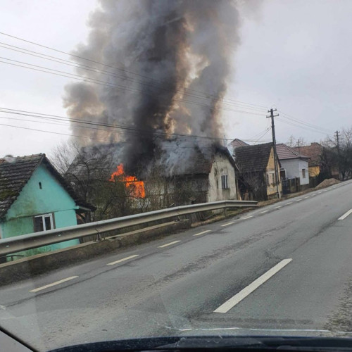 Bărbat rănit în incendiul din Odvoș