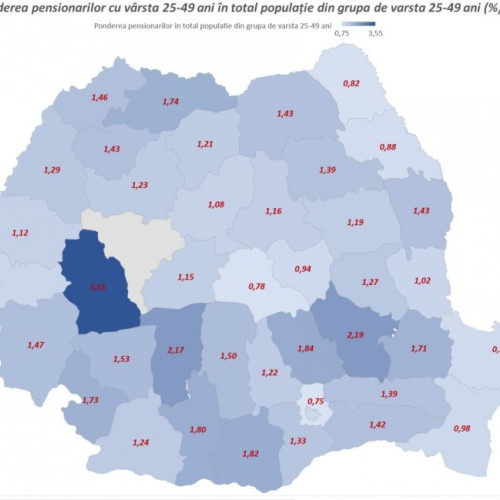 Aradul, subțercutat în clasamentul național al tinerilor pensionari