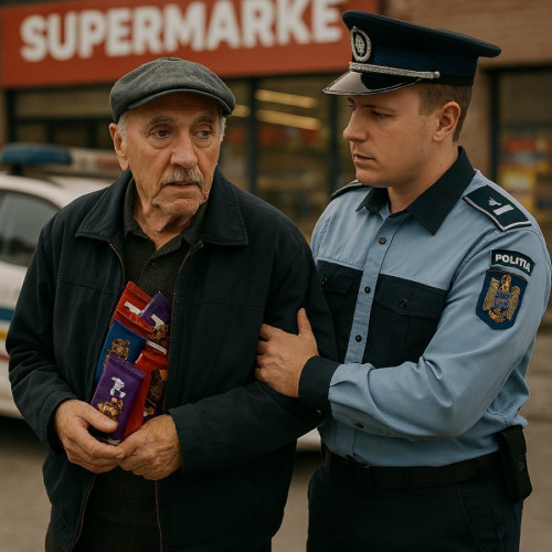 Pensionar de 71 de ani din Bihor, implicat în furtul a 188 de tablete de ciocolată