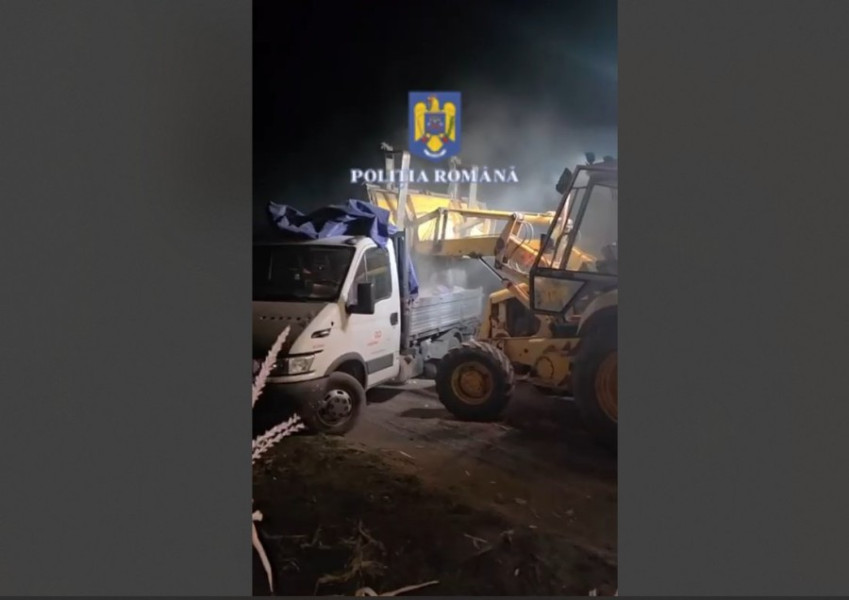 Bărbat prins în Arad aruncând ilegal moloz pe un teren neautorizat