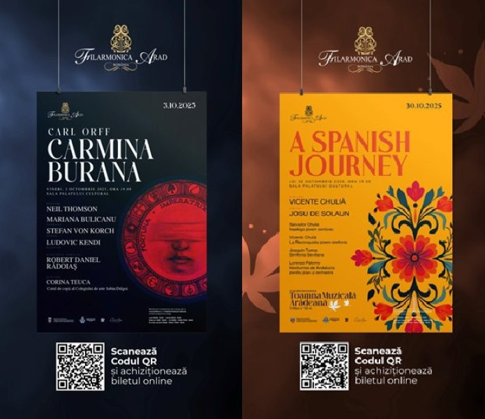 Filarmonica Arad deschide stagiunea 2025 cu concerte comemorative și invitați internaționali