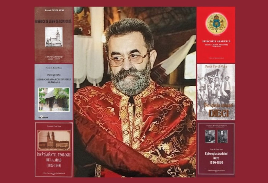 Expoziție dedicată părintelui Pavel Vesa, la Palatul Cultural Arad