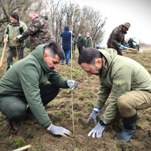 Debutul Lunii Plantării Arborilor, marcat de Ministrul Mediului și Directorul General al Romsilva în Bacău