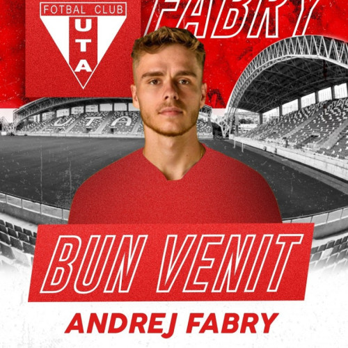 UTA anunță transferul unui mijlocaș ofensiv slovac, Andrej Fabry, de la echipa Skalica.