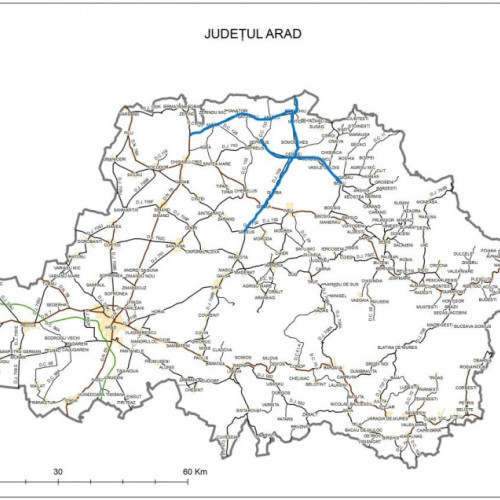 Proiectul de modernizare drumuri în nordul județului Arad, acceptat de Agenția de Dezvoltare Regională ca fiind cel mai mare din zonă!