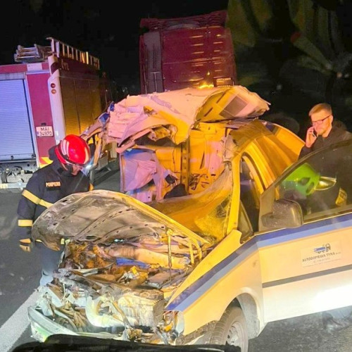 Accident rutier între un TIR și un VW pe Autostrada A1, în apropierea Pecica, fără victime - Vasile Zarandan a relatat faptele