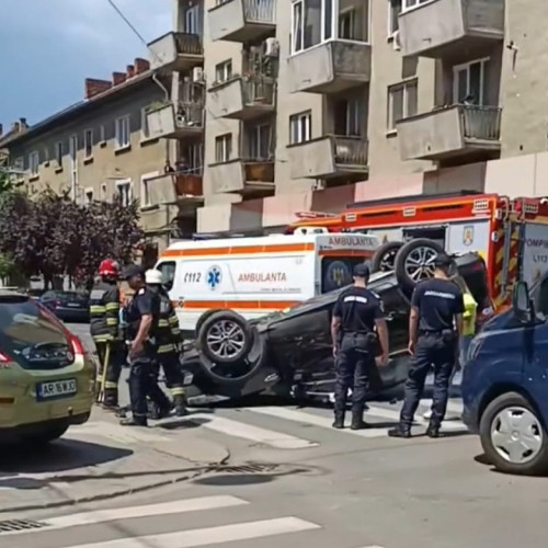 Accident şocant în centrul oraşului